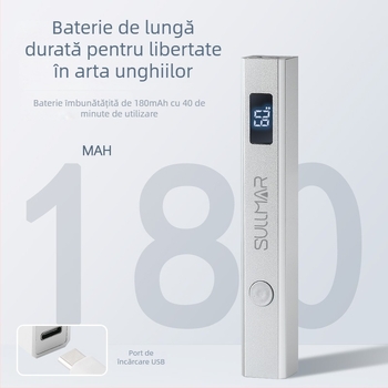 Lampă metalică pentru unghii, cu linie unică, portabilă, reîncărcabilă, lampă uscare unghii, model Handheld one-line lamp, origine Guangzhou, marcă Red nuo