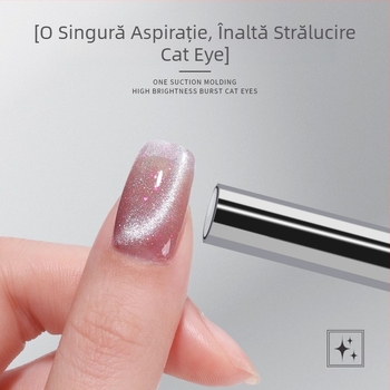 Magneți pentru unghii cu ochi de pisică - Multifuncțional, magnet cilindric cu două capete, magnet permanent, oțel inoxidabil 23 g