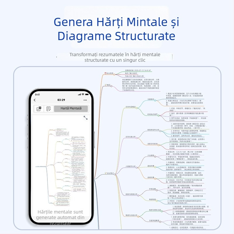 K3a AI înregistrator pentru întâlniri de afaceri, traducere în timp real și interpretare simultană - WAV, timp de înregistrare 1080, rază 10 m, USB 2.0
