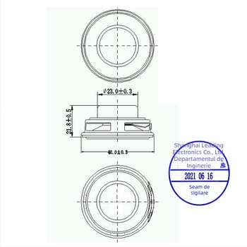 Boxă Bluetooth full-range cu con din fibră de sticlă, impedanță de 4 Ω, circuit magnetic dublu, direcționare omnidirecțională, pentru home theater