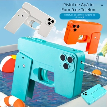 Jucărie Pistol de Apă pentru Copii, Material Plastic, Funcție Jet de Apă, Ambalaj OPP în Pungă, Vârsta 4–6 ani, Joc cu Apă în Aer Liber