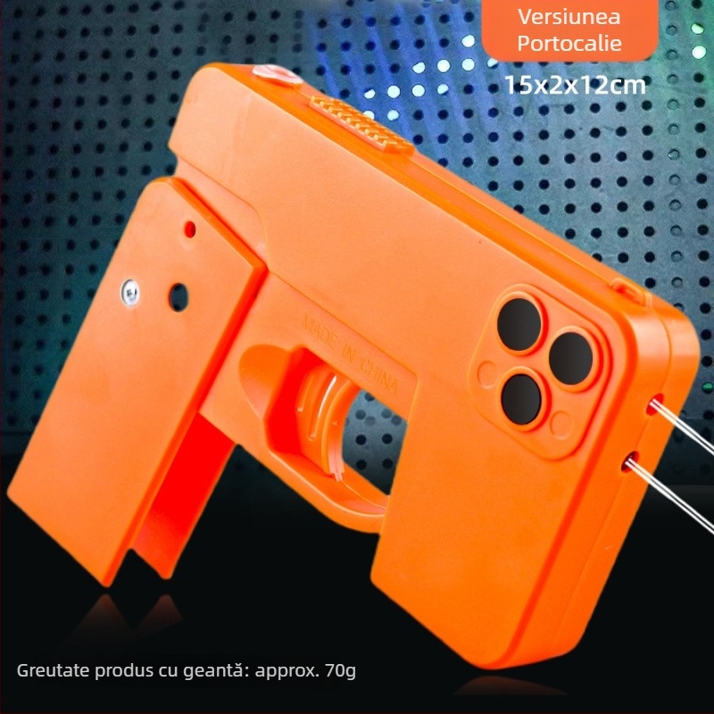 Jucărie Pistol de Apă pentru Copii, Material Plastic, Funcție Jet de Apă, Ambalaj OPP în Pungă, Vârsta 4–6 ani, Joc cu Apă în Aer Liber