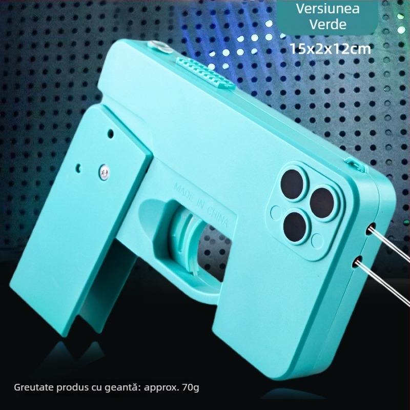 Jucărie Pistol de Apă pentru Copii, Material Plastic, Funcție Jet de Apă, Ambalaj OPP în Pungă, Vârsta 4–6 ani, Joc cu Apă în Aer Liber