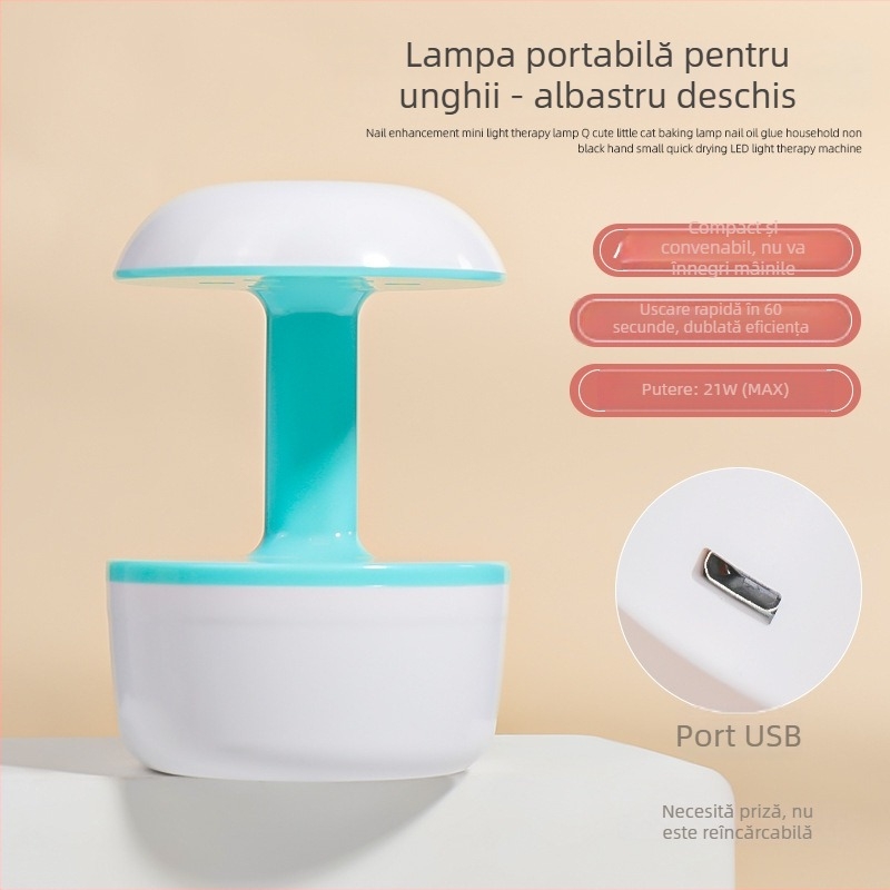 Lampă portabilă pentru unghii cu LED, pentru uz casnic — Intertidal, model Portable nail lamp