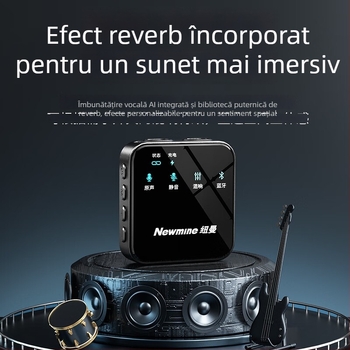 Newman MC205 Microfon Lavalier, omnidirecțional, baterie încorporată 100–300 mAh, autonomie 6–8 ore