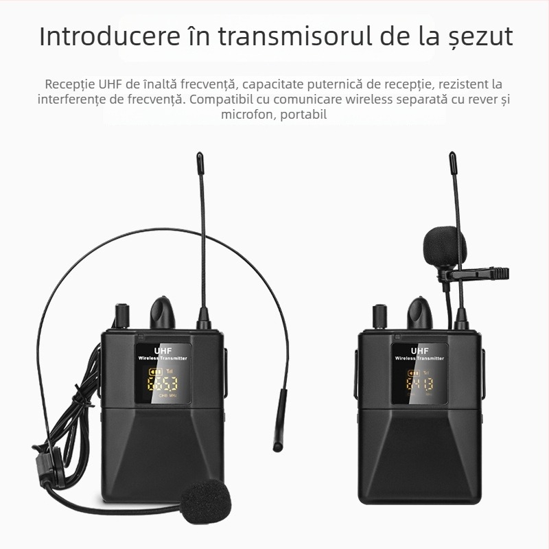 Microfon WU31ET pentru înregistrări profesionale, cu captare cardioid, intervalul de frecvență 60 Hz–15 kHz, SNR ≥95 dB, dimensiuni 178×69×29 mm
