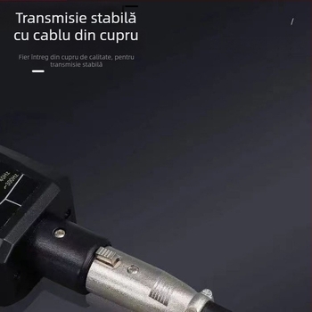 Microfon condenser pentru PC pentru karaoke cu diafragmă mare, baterie încorporată 1200-2000 mAh, autonomie 8-12 h, SNR ≥100 dB, 1 W