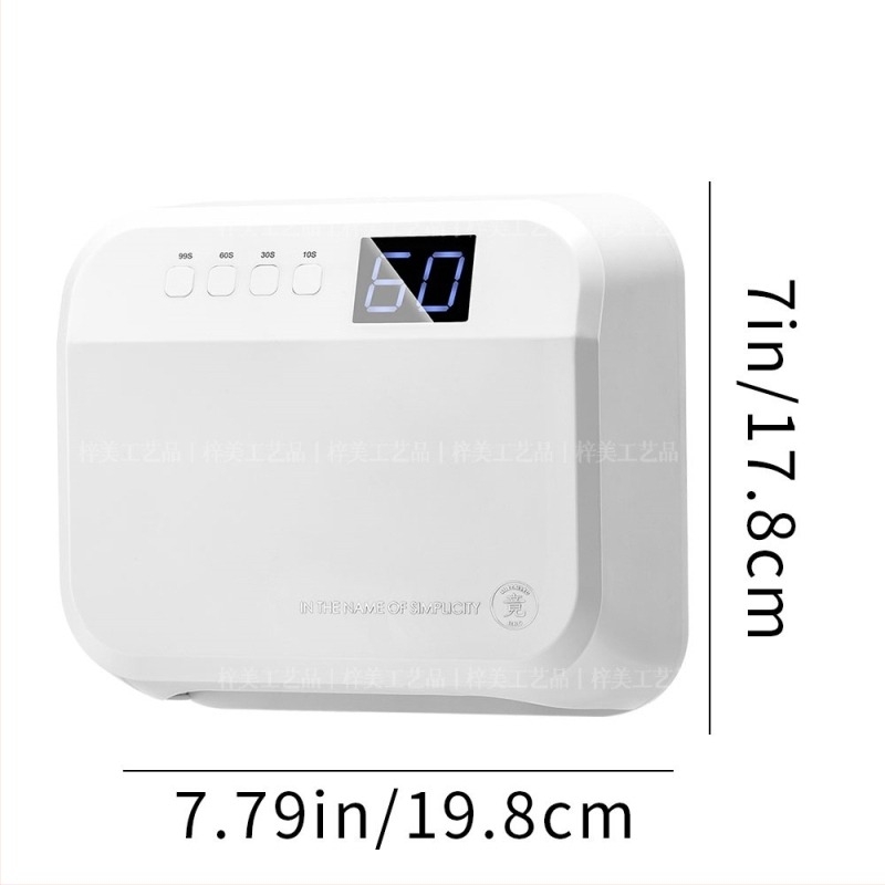 Lampă LED pentru uscarea unghiilor 18W, uscare rapidă, portabilă, pentru saloane de manichiură