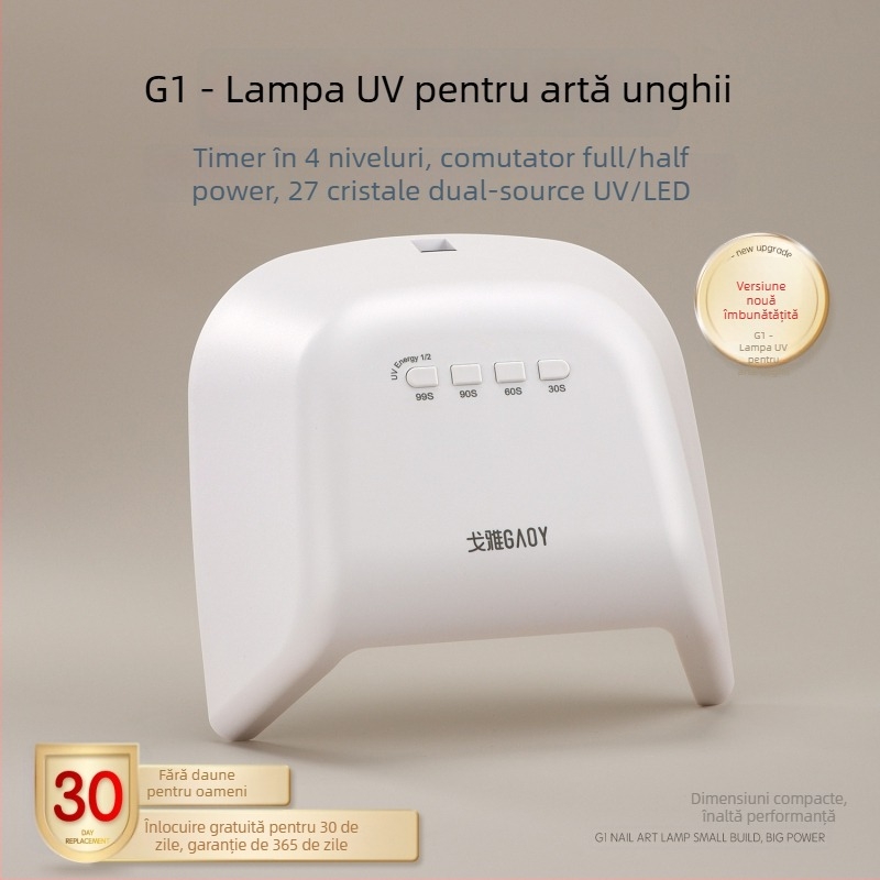 Gaoy goya G1 Lampă de manichiură – marcă domestică, putere mare, uscare rapidă, pentru gel lac, utilizare acasă