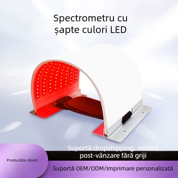 Dispozitiv LED pentru fototerapie facială pentru uz casnic - Hidratare, rejuvenare a pielii și luminozitate, portabil, IPX-3 rezistent la apă, fără baterie încorporată, Eycobeauty