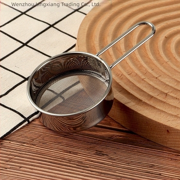 Sită din oțel inoxidabil, manuală – Filtru multifuncțional pentru făină, zahăr pudră, lichid de ou, reziduuri de ulei și lapte de soia