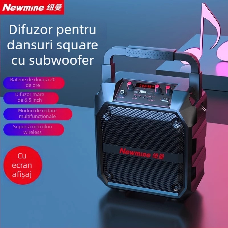Newman K97 Difuzor Bluetooth Portabil – 18W, Bluetooth 5.0, baterie încorporată 4000–6000mAh, interval de frecvențe 100 Hz–20 kHz, SNR ≥75 dB