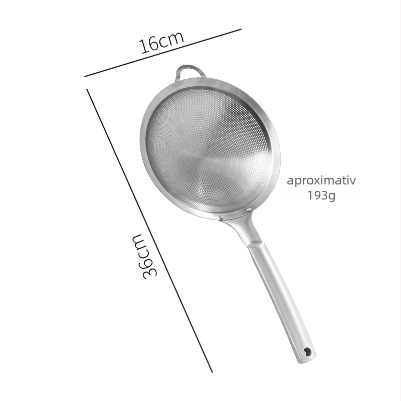 Colander din oțel inoxidabil 316L pentru lapte de soia – filtru de bucătărie cu cârlig unic, protecție împotriva arsurilor
