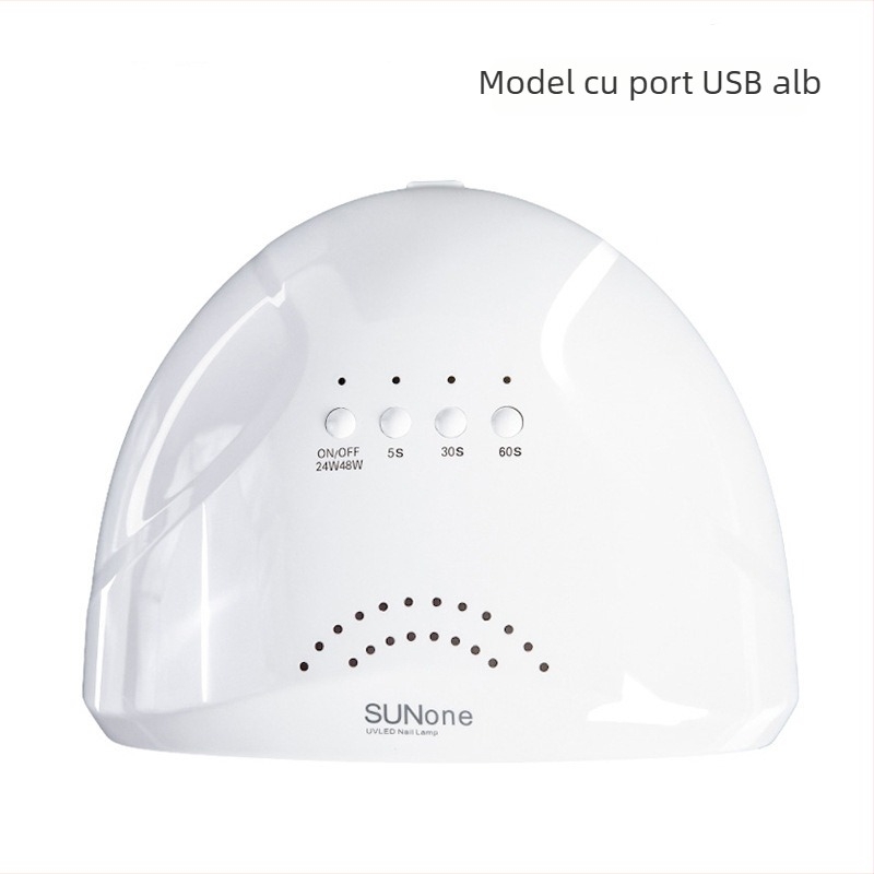 Lampă pentru unghii 48W cu uscare inteligentă pentru gel, model Mobray