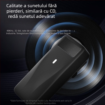 Microfon Lavalier wireless pentru difuzare live | Baterie încorporată • Bluetooth 5.3 • 20Hz-20kHz • SNR ≥70dB