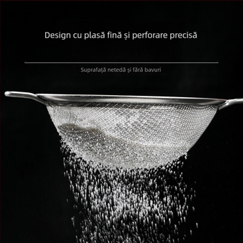 Sită din oțel inoxidabil pentru bucătărie cu filtru fin — protecție împotriva arsurilor, cârlig unic, design modern minimalist, origine Yiwu