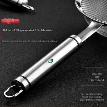 Sita de mână din oțel inoxidabil 304 – pentru cernerea prafului la coacere și hrana pentru bebeluși, anti-alunecare, rezistentă la căldură, plasă de filtrare