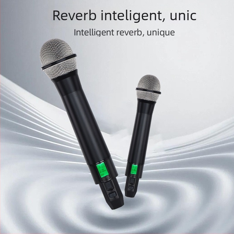 Microfon wireless pentru conferințe, corp metalic, sistem split cu două unități, bandă U, 40 Hz–20 kHz, baterie încorporată 1000–1200 mAh, autonomie 6–8 ore, SNR ≥95 dB