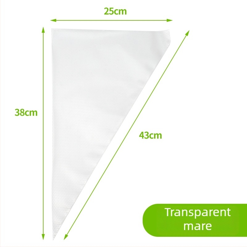 Set de pungile de decorare: pungile de decorare de unică folosință pentru cofetărie, 100 bucăți, pungile groase pentru utilizare multiplă, material din floare de mătase