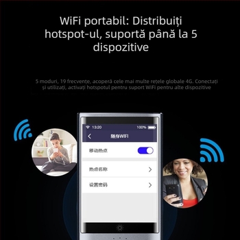 Dispozitiv de traducere inteligent, portabil, cu Android, Bluetooth, distanță wireless nelimitată și dicționar offline