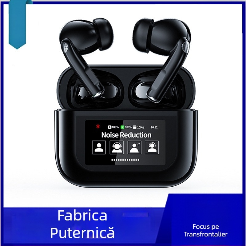 YW07 Căști de traducere Bluetooth – 144 de limbi, ecran tactil actualizat, pentru întâlniri și învățare