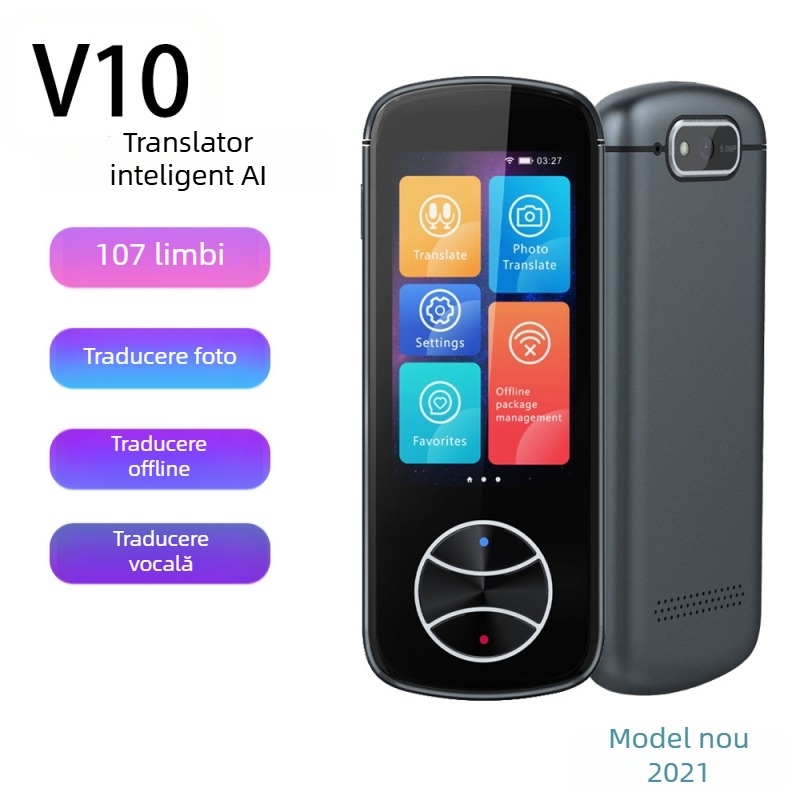 Traducător vocal V10 cu traducere offline și traducere foto, Android