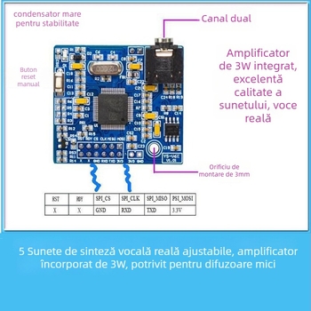 Modul de sinteză text-to-speech V6E (Brand: Altă; Logo tipărit: Da)