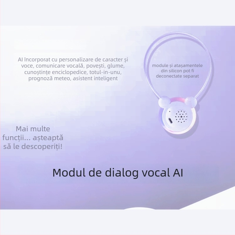Dispozitiv AI de dialog cu Wi‑Fi pentru învățare, companion educațional cu povești și mașină de bule