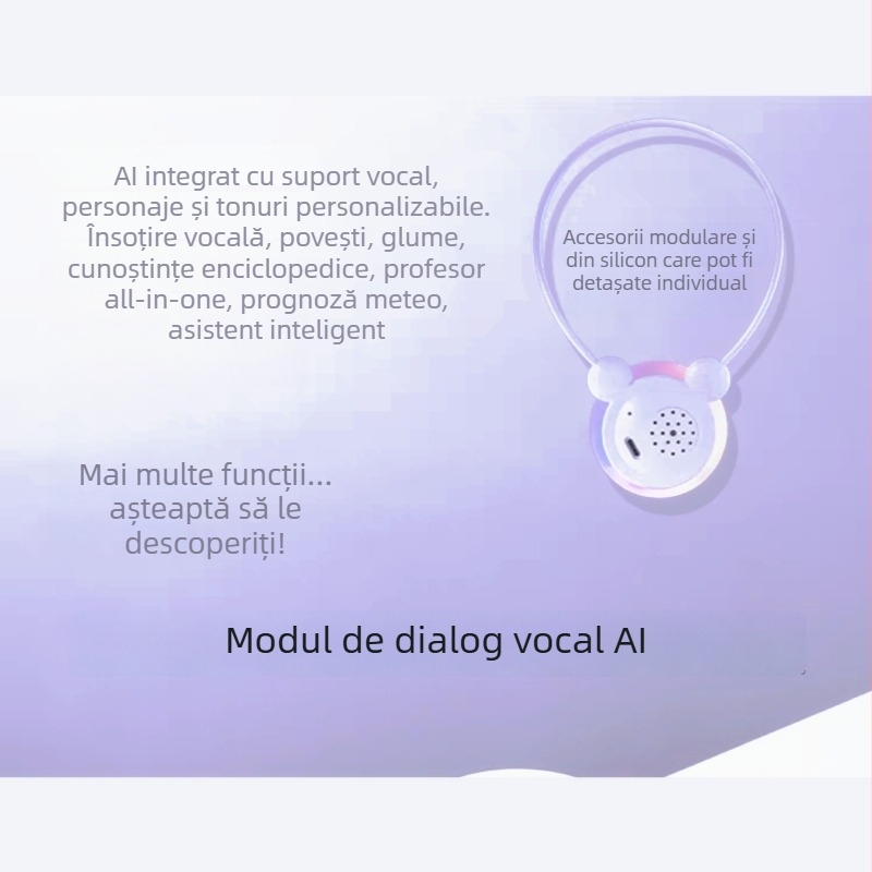 Dispozitiv AI de dialog cu Wi‑Fi pentru învățare, companion educațional cu povești și mașină de bule