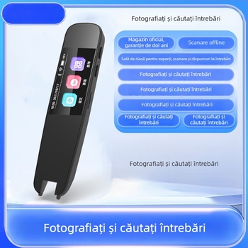 Creion cititor inteligent A12 – scanare offline cu traducere, dicționar de lectură, 5V, baterie Li-ion reîncărcabilă, carcasă din plastic