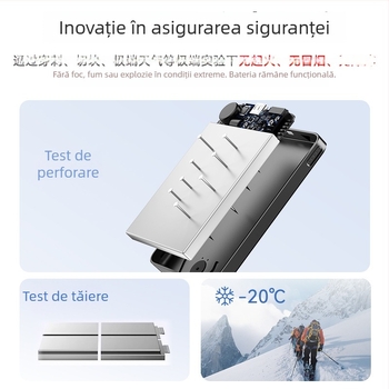 Power Bank cu baterie semi-solidă și AI translator, 5000mAh, PD 3.0, încărcare rapidă 20W, Model C3