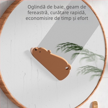 Bandă de ștergere din silicon pentru blat, sticlă, oglindă de baie și chiuvetă — ștergere unidirecțională, instrument manual pentru uz casnic, poate fi agățată