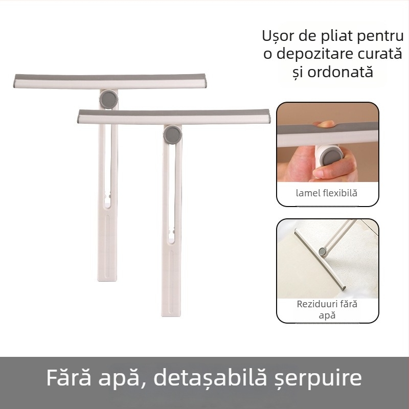 Instrument de curățare a sticlei cu o singură față pentru blaturi și oglinzi, din plastic, manual, uz casnic