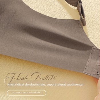 Tube-top sutien - fără urme, nylon respirabil, cupă 3/4, susținere moale, strângere