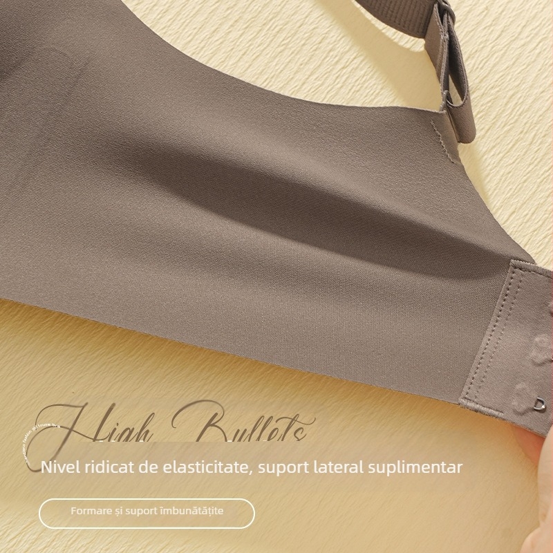 Tube-top sutien - fără urme, nylon respirabil, cupă 3/4, susținere moale, strângere