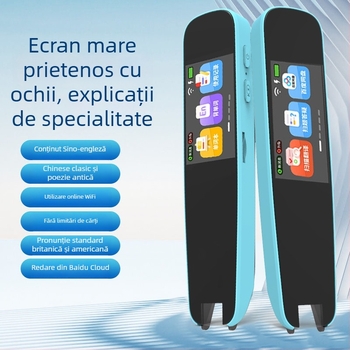 Stylus de citire A9 – Plastic, 5V, Baterie litiu reîncărcabilă, Dispozitiv de citire
