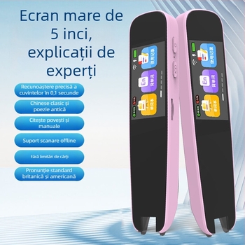 Stylus de citire A9 – Plastic, 5V, Baterie litiu reîncărcabilă, Dispozitiv de citire