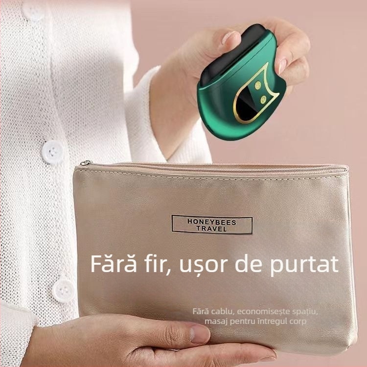 Masajer facial electric cu funcție infraroșu; baterie încorporată 300–500 mAh; IPX1 rezistent la apă; destinat uzului casnic.