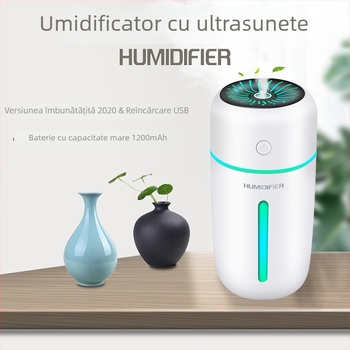 FEILIAN XRH-026 Purificator de aer pentru mașină – umidificator, totul într-unul, aromă și sterilizare, USB 3W