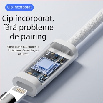Cablu de încărcare pentru Apple Pencil, prima generație, compatibil cu iPad 10–11, interfață Type-C, brand WXM, model Ly-05-1
