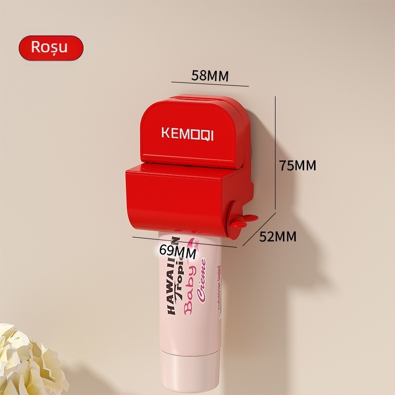 JUXIN Suport pentru periuțe de dinți, montat pe perete, pentru pahar de apă de gură