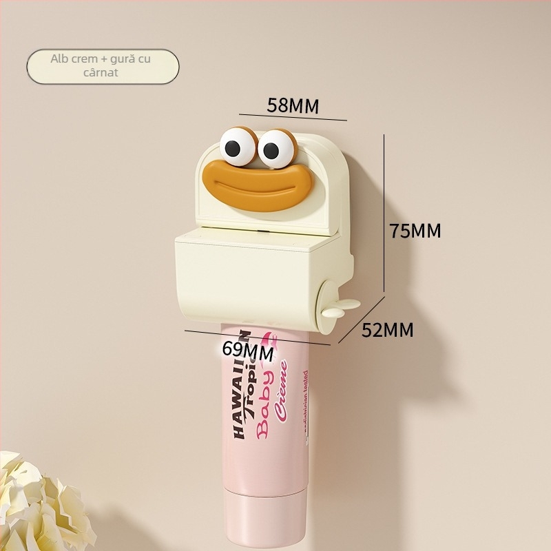 JUXIN Suport pentru periuțe de dinți, montat pe perete, pentru pahar de apă de gură