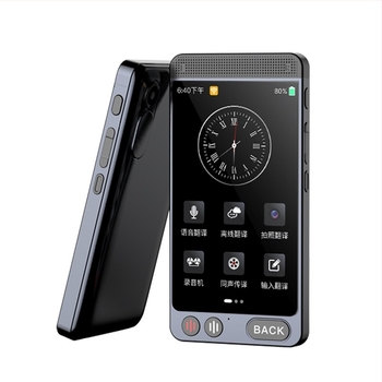 Traducător multilingv cu Android, Bluetooth, operare prin buton, carcasă ABS