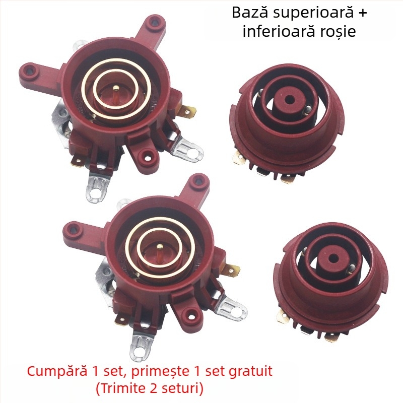 Bază universală pentru fierbător electric cu întrerupător de control al temperaturii, conector și cuplaj priză