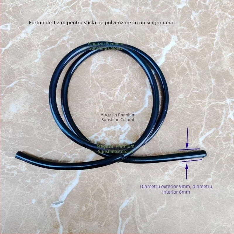 Stropitoare de umăr, 5 L, cu pompă de aer, valvă de deflare, furtun de pulverizare