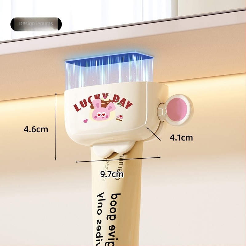 Presa de pastă de dinți montată pe perete - clip pentru pastă și curățător facial, Keeping safe, uz general, 2 stiluri