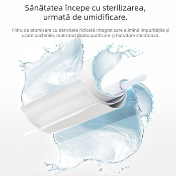 Umidificator de uz casnic – silențios, desktop, acoperire 21–30 m², rezervor 1,0–2,5 L, 1 ieșire ceață, zgomot 36–45 dB, alimentare USB / baterie uscată / alimentare încorporată