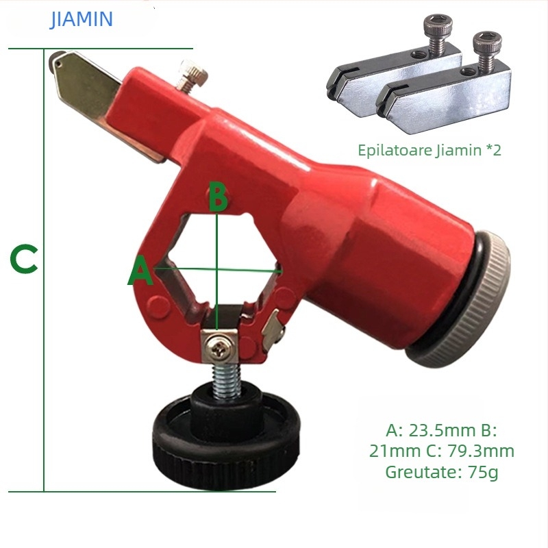 Unealtă de tăiere pentru plăci din sticlă, tip roller, rotițe de cuțit de 3 mm și 6 mm, Jia Min
