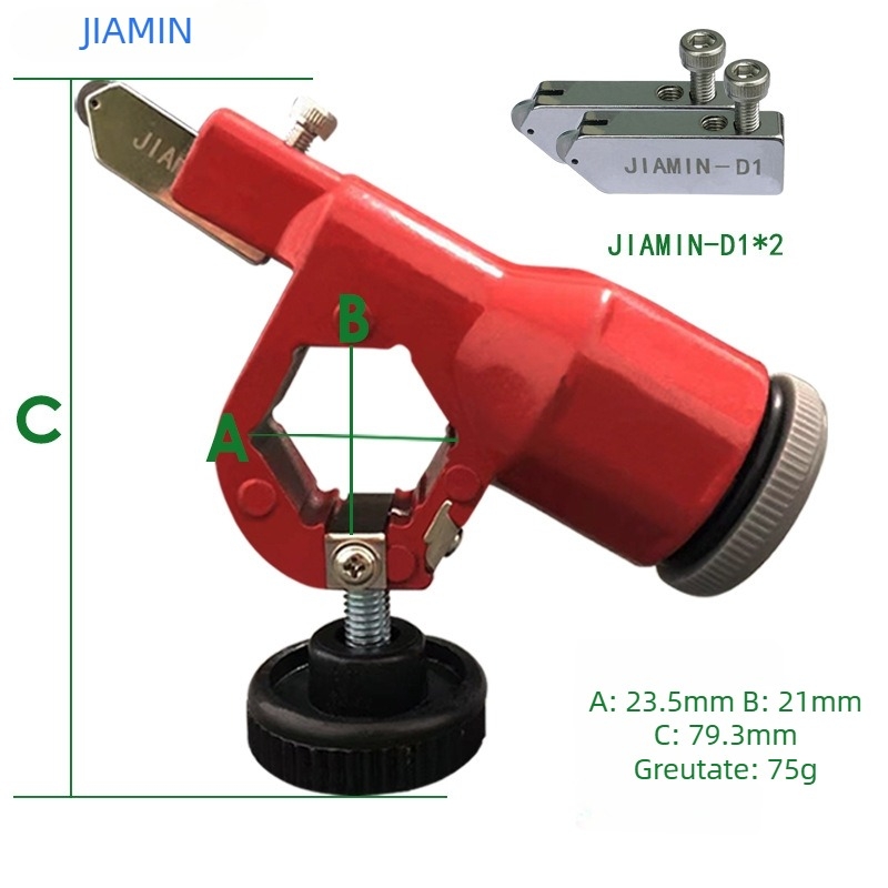 Unealtă de tăiere pentru plăci din sticlă, tip roller, rotițe de cuțit de 3 mm și 6 mm, Jia Min