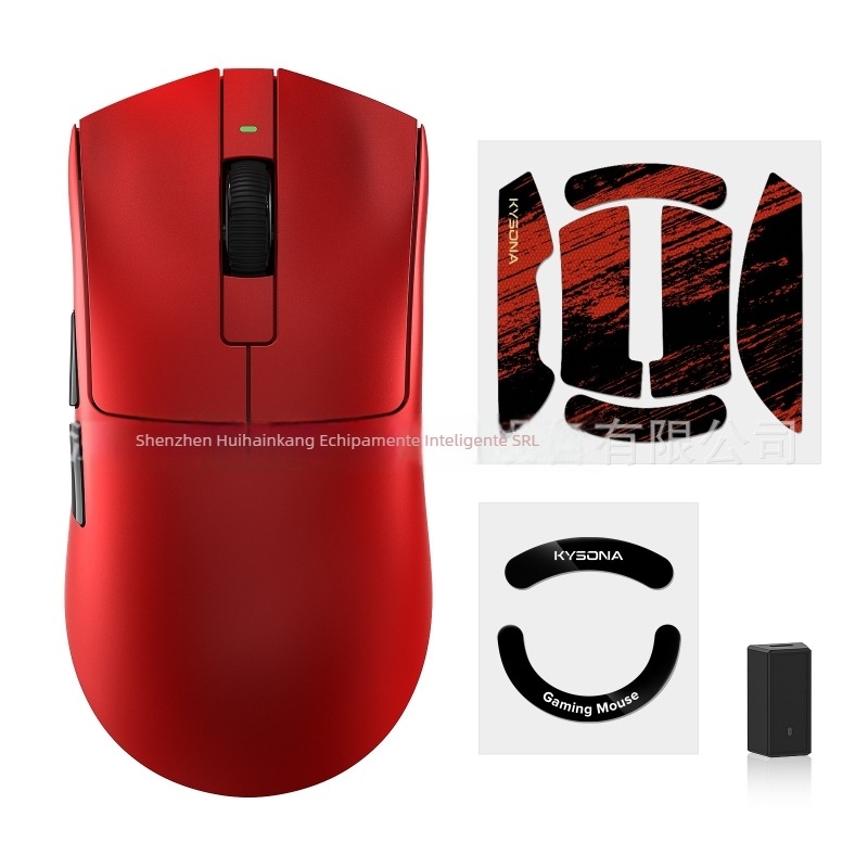 KYSONA Jupiter Mouse Fără Fir — 2.4G+Bluetooth, 30000 DPI, 7 butoane, Interfață USB, baterie reîncărcabilă încorporată